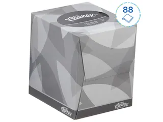 Facial tissues Kleenex 2-laags kubus 12x88stuks wit 8834 - 4