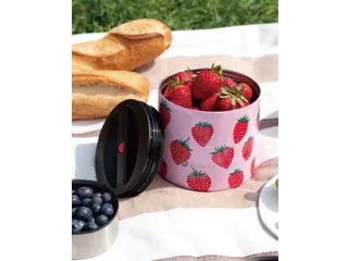 Lunchbox 700ml geïsoleerd ventilatie opening Strawberry - 5
