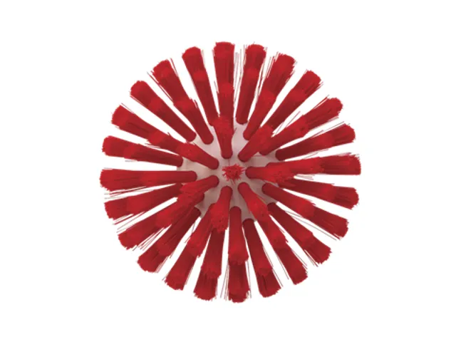 Brosse cylindrique 5380-175-4 rouge médium Ø 175mm