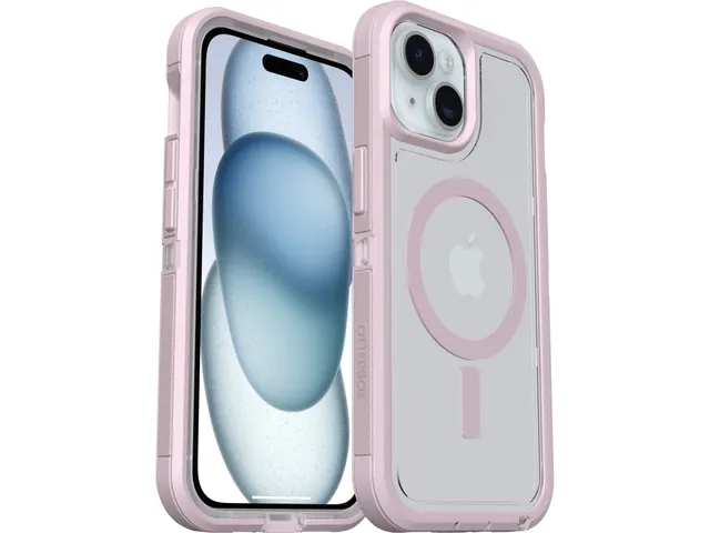 Otterbox Defender Xt Clear iPhone 15/14/13 Mountain Frost clear paars