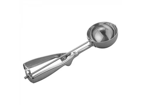 IJsportioneerlepel RVS 1/8 liter 70mm ijsknijper