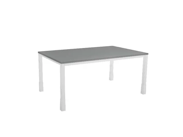 In hoogte verstelbaar bureau,HxBxD 720-840x1600x1000mm,MS-donkergrijs