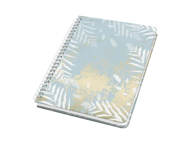 Notitieboek Jolie A5 spir. HEAVENLY LEAVES punt-gelijnd 120pag 100gr H