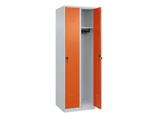 locker,HxBxD 1850x600x500mm,2vak,vak B 300mm,draaigrendel - 1