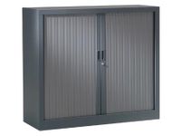 Roldeurkast Antraciet 136cm