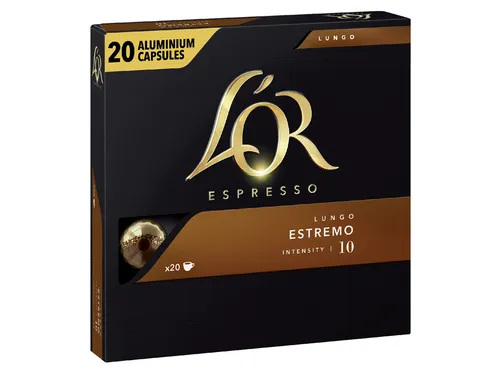 Koffiecups L'Or espresso Lungo Estremo 20 stuks