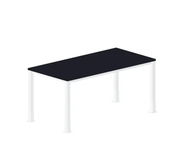 In hoogte verstelbaar bureau,HxBxD 720-840x1600x800mm,CC-zwart