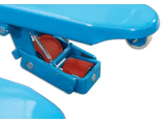4-wegen-palletwagen 2.5t Zwenk-/vorkwielen Pu Enkel Vorklengte 1150mm - 2
