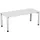Bureau 4-Poot Ronde Buis Hxbxd 680-800X1800X800Mm Lichtgrijs