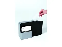 De Alba IDBOX ideeënbus metaal zwart- grijs met slot