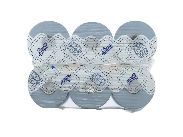 Scott 6696 handdoekrol Slimroll Airflex 1-laags Blauw 190mtr/20cm 6rol