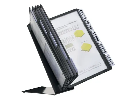 Bureaustandaard Durable Vario met 10-tassen A4 zwart