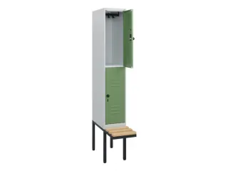 Dubbeldekse dekenkist,HxBxD 1950x300x815mm,1x2vak.,vak B 300mm - 2