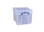 Opbergbox Really Useful 35 liter 480x390x345mm transparant wit