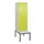 PBM-locker met bank,HxBxD 2120x600x815mm,2vak,vak B 300mm,cil.-slot