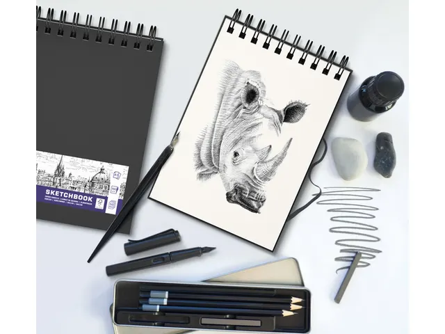 Schetsboek Oxford A4 50vel 100gr spiraal