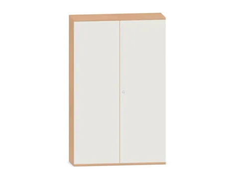 kantoorkast,HxBxD 1920x1200x430mm,decor romp beuken,decor front wit