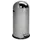 Push & Kick Afvalbak Staalplaat 52 Liter 880x415mm Met Pedaal Zilver