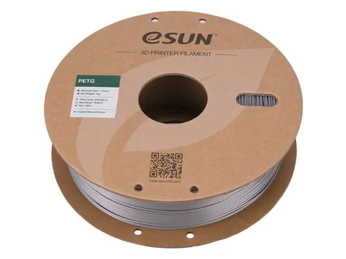 eSUN 3D printer Filament PETG 1,75mm Solide Zilver 1kg
