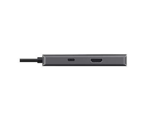 Adapter Trust Dalyx 6-in-1 USB-C multipoort grijs