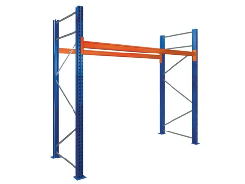 bokstelling,grondveld,HxBxD 2500x1825x1100mm,vakl. 1000kg,1xtraversen