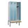locker met bank,HxBxD 2120x900x815mm,3vak,vak B 300mm,cilinderslot