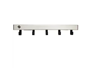 Pro-line Wandgarderobe 5 Haken zwart grijs - 1
