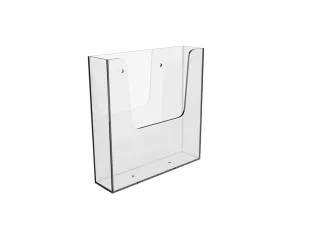 Folderhouder Europel wand A5 transparant - 3