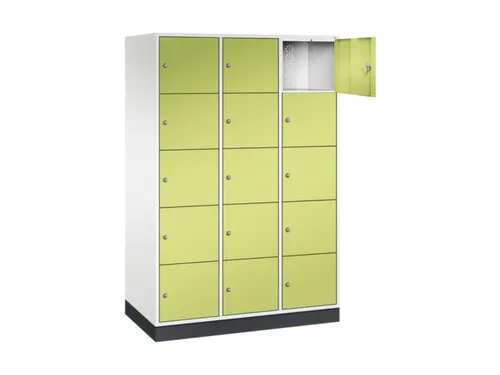 grootvolume-lockersysteem,HxBxD 1950x1220x600mm,3x5vakken,cil.-slot