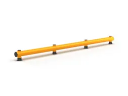 Aanrijdbeveiligingsbarrière Enkele Plank V. Binnen/Buiten 390x6000mm