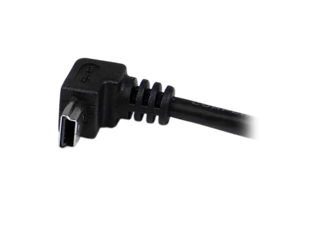 2m mini USB-kabel A-naar-mini-B met neerwaartse hoek