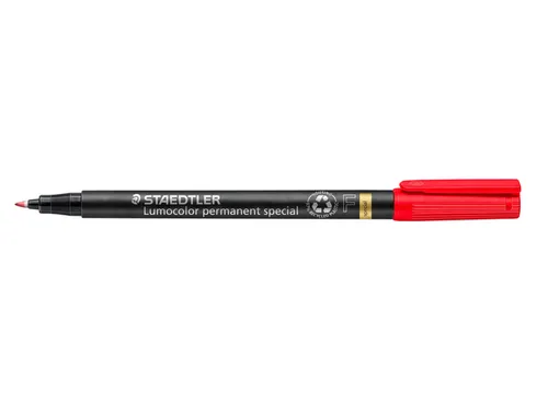 Viltstift Staedtler Lumocolor 319 special permanent F rood