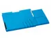 Verzamelmap Djois Secolor A4 lateraal recycled blauw