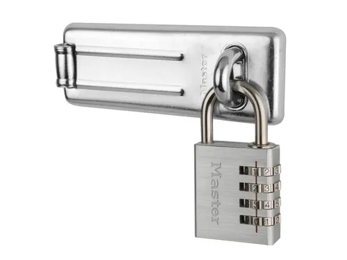 Hangslot MasterLock 7640704EURD overval + aluminium 40mm