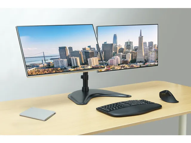 Monitorstandaard Kensington SmartFit Ergo vrijstaand dubbel