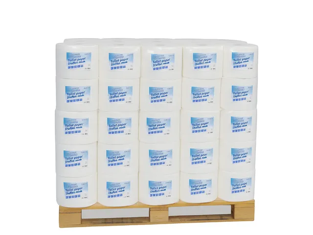 Toiletpapier maxi jumbo 2 laags 350m Wit 6 rollen Pallet