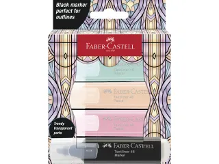 Faber-Castell markeerstift Glassy set á 4 markers - 1