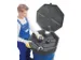 trechter,v. 200l vat,HxØ 190x690mm,m. deksel