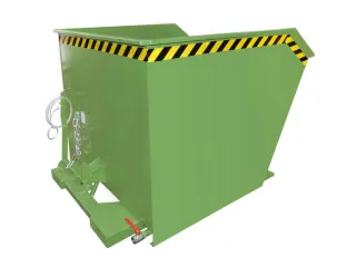 Kiepbak voor spaanders,HxLxB 780x1640x1280mm,1m³,draagverm. 1500kg - 1