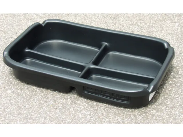 Entonnoir polyéthylène HxLxl 125x1010x730mm 55l système à 4cases 4