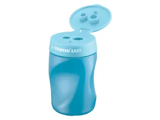 Puntenslijper STABILO Easy 4502 3 in 1 rechtshandig blauw - 1