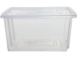 Stack & Store Mini opbergdoos 5 liter zonder deksel, transparant - 1
