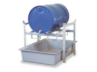 Aftapstelling Bxdxh 990X700X840Mm V. 1X200L Vat M. Bak 220L - 1