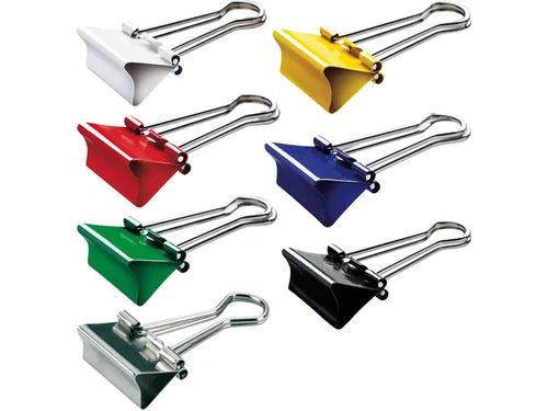 Papierklem MAUL 215 foldback 19mm capaciteit 7mm assorti
