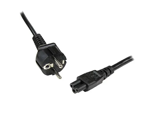 Laptop Stroomkabel 2 Meter EU Schuko naar C5, 2.5A 250V, 18AWG, Notebo