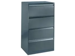 fichekast,HxBxD 1045x433x590mm,1baan,romp RAL7021,front RAL7021