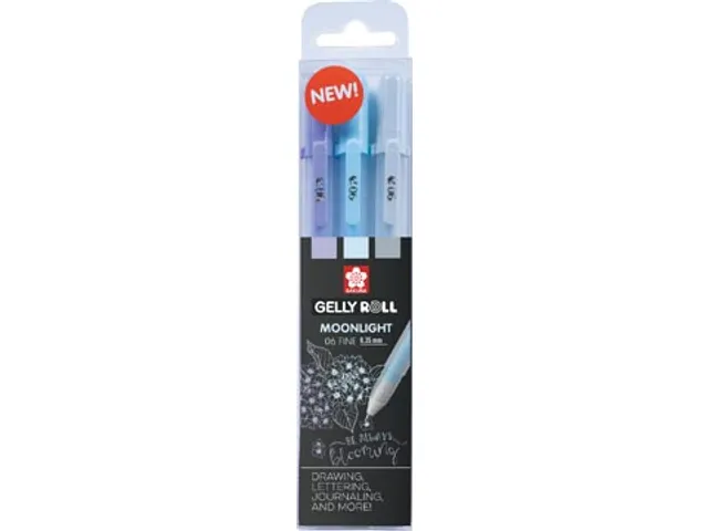 roller Gelly Roll Moonlight, etui 3 stuks Calm
