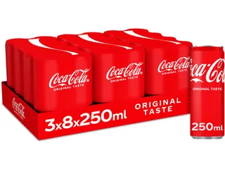 Coca-Cola Frisdrank sleek blik 25cl 24 stuks - 1