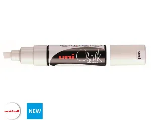 Krijtstift Uni-ball chalk schuin 8.0mm wit - 2