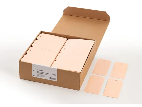 HERMA 6024 Hanglabel 60x120mm Bruin karton met oogje 1000 stuks